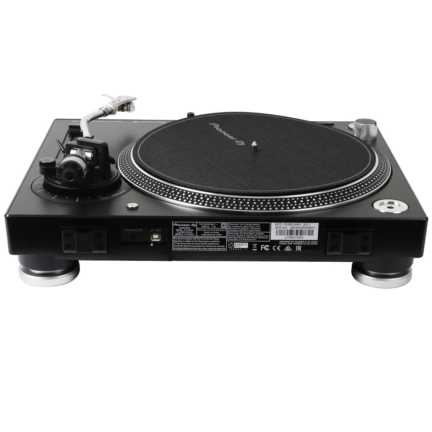 PIONEER DJ PLX500K PLATO GIRATORIO PROFESIONAL NEGRO - Image 4