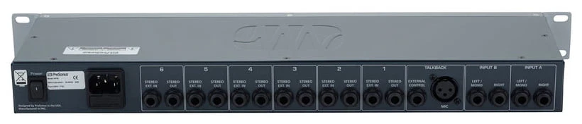 PRESONUS HP60 PREAMPLIFICADOR AURICULARES PROFESIONAL 6 CANALES - Image 5
