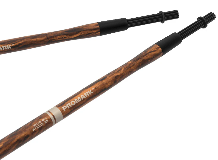 PRO MARK PMHRN HYBRID RODS NYLON 2B PAR BAQUETAS VARILLAS