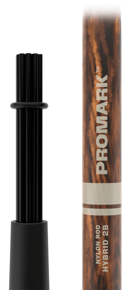 PRO MARK PMHRN HYBRID RODS NYLON 2B PAR BAQUETAS VARILLAS - Image 4