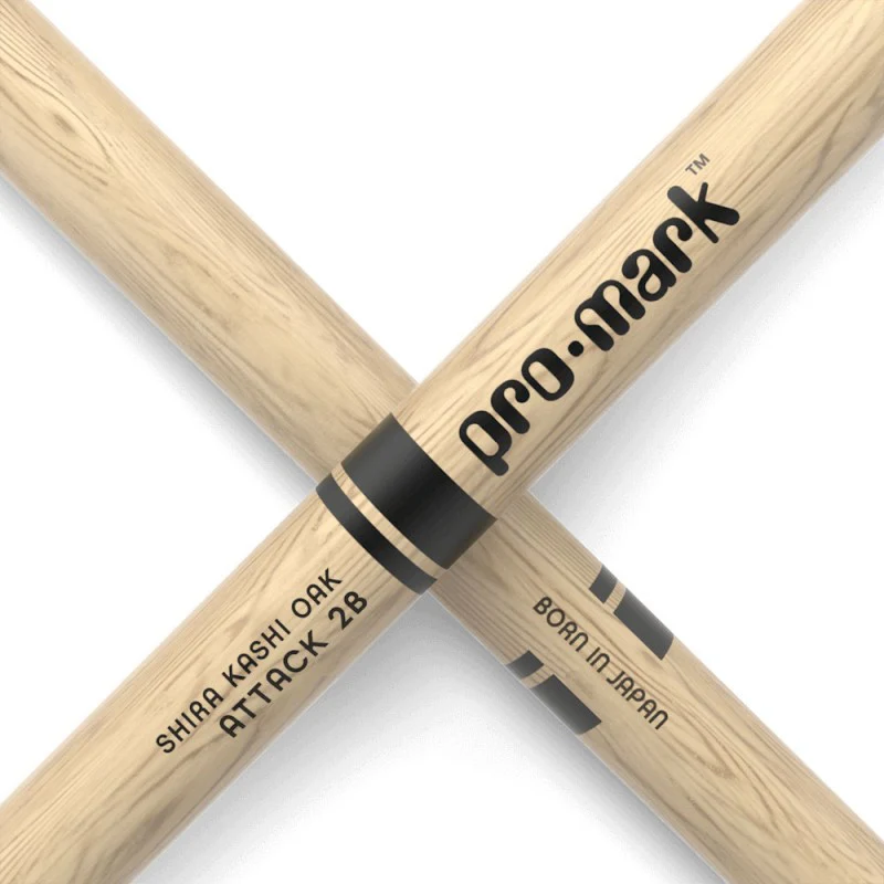 PRO MARK PW2BN CLASSIC ATTACK SHIRA KASHI PAR BAQUETAS BATERIA PUNTA DE NYLON - Image 4