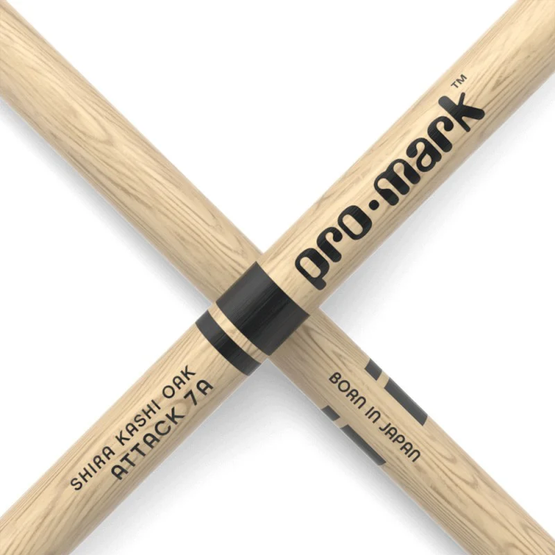 PRO MARK PW7AN CLASSIC ATTACK SHIRA KASHI OAK PAR BAQUETAS BATERIA PUNTA DE NYLON - Image 5