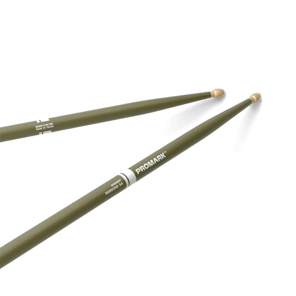 PRO MARK RBH565AW-GREEN REBOUND 5A PAR BAQUETAS BATERIA VERDES - Image 2