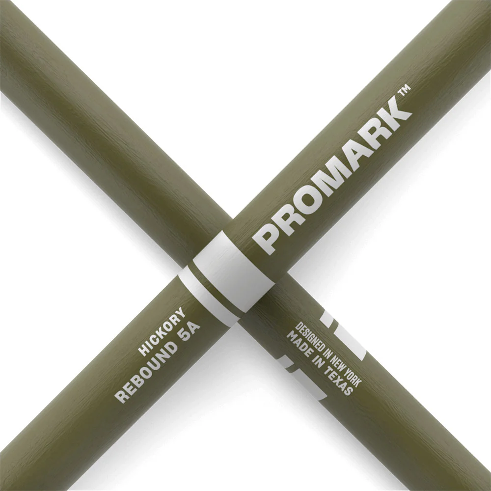 PRO MARK RBH565AW-GREEN REBOUND 5A PAR BAQUETAS BATERIA VERDES - Image 4