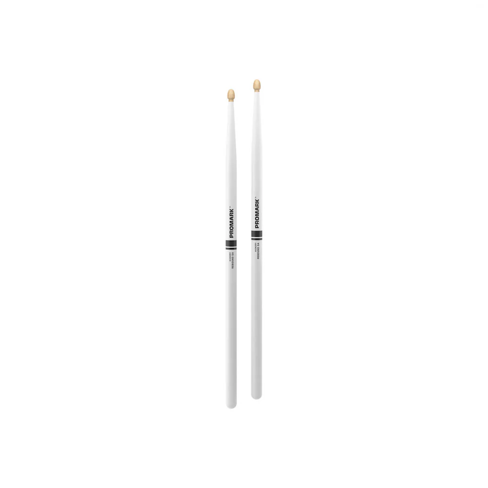 PRO MARK RBH565AW-WHITE REBOUND 5A PAR BAQUETAS BATERIA BLANCAS