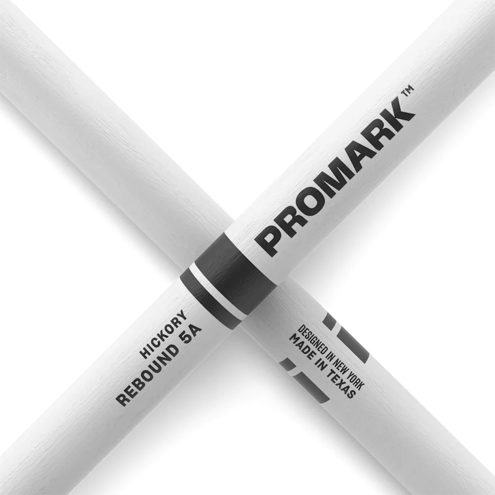PRO MARK RBH565AW-WHITE REBOUND 5A PAR BAQUETAS BATERIA BLANCAS - Image 4