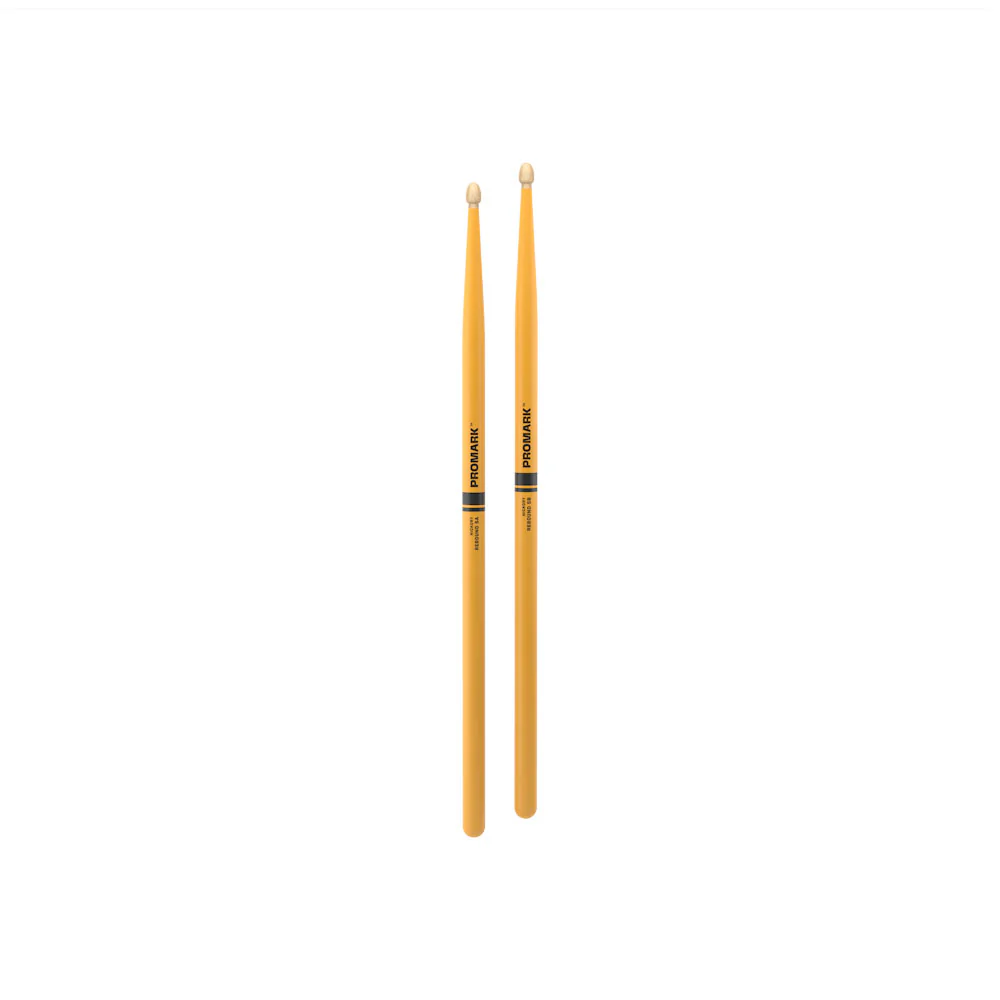 PRO MARK RBH565AW-YELLOW REBOUND 5A PAR BAQUETAS BATERIA AMARILLAS