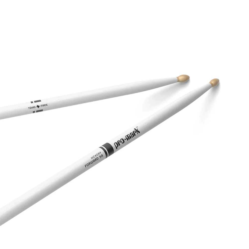 PRO MARK TX5AW-WHITE CLASSIC FORWARD PAR BAQUETAS BATERIA BLANCAS - Image 2