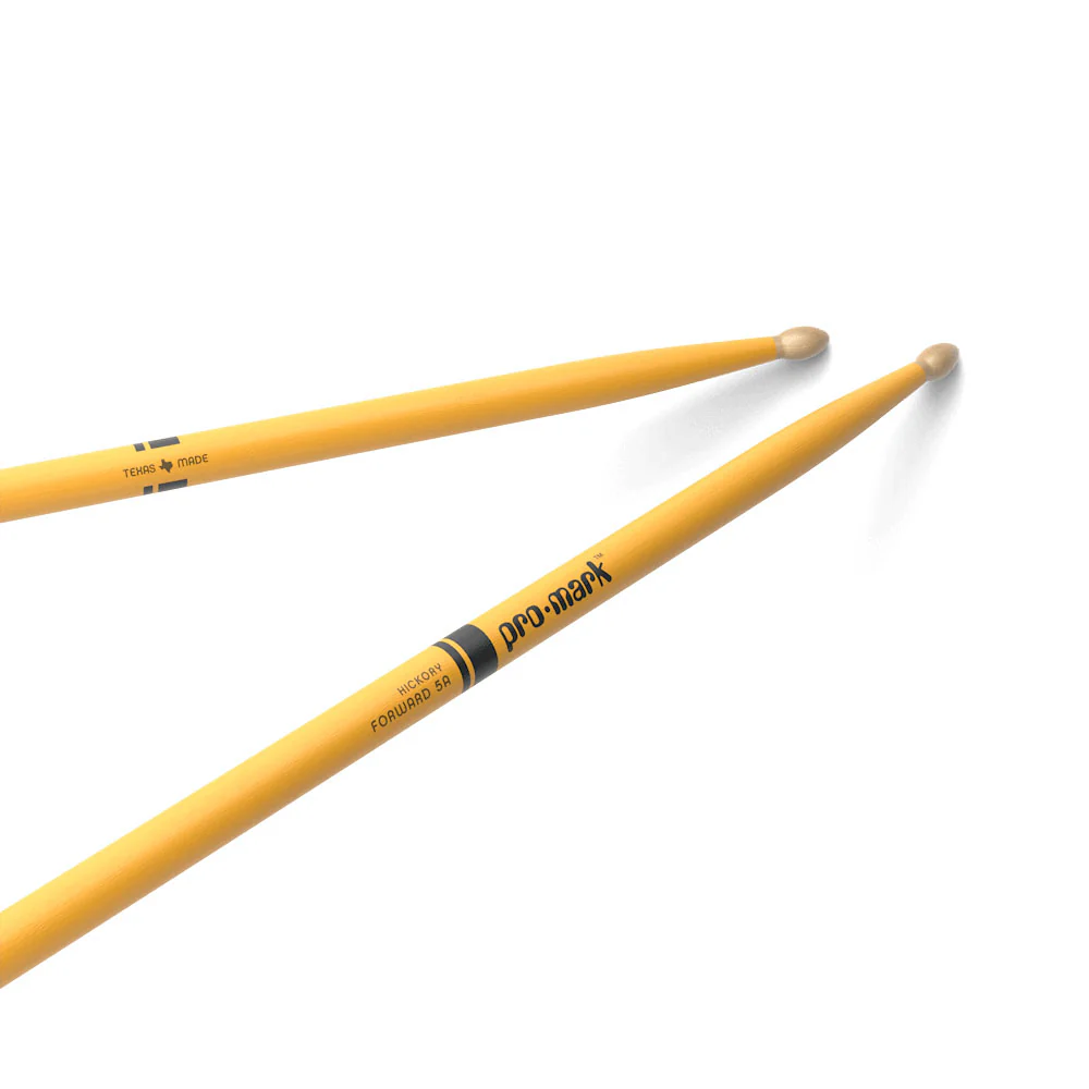 PRO MARK TX5AW-YELLOW CLASSIC FORWARD PAR BAQUETAS BATERIA AMARILLAS - Image 2
