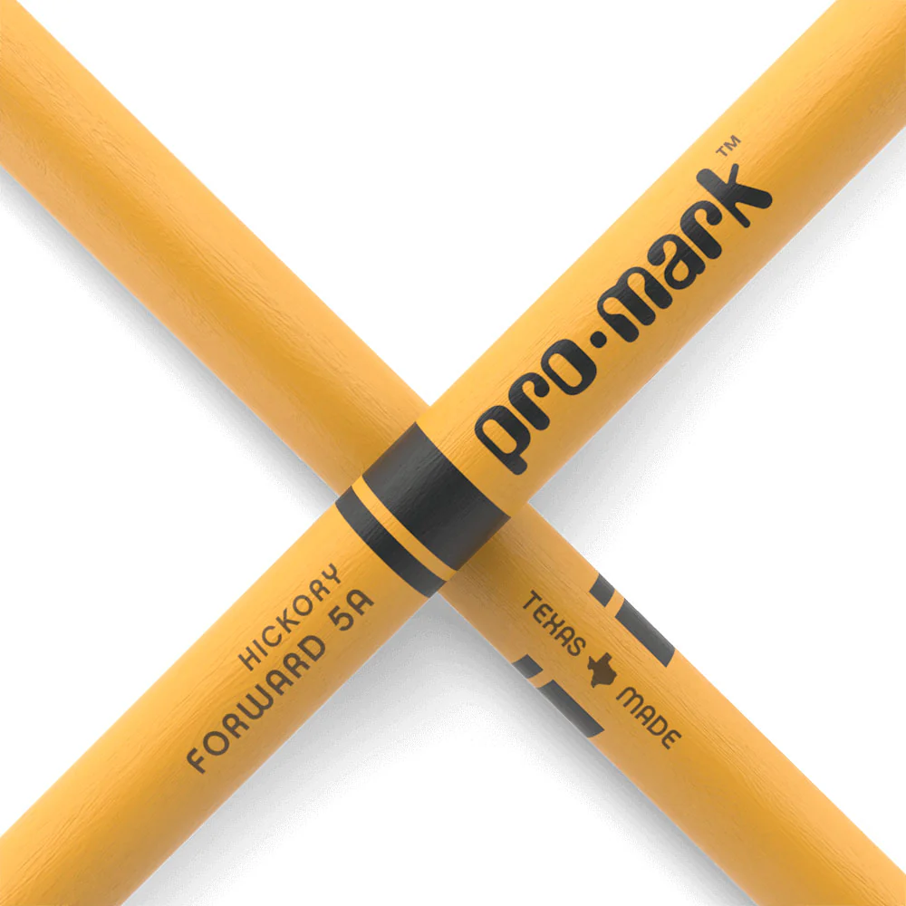 PRO MARK TX5AW-YELLOW CLASSIC FORWARD PAR BAQUETAS BATERIA AMARILLAS - Image 3