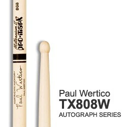 PRO MARK TX808W PAR BAQUETAS PAUL WERTICO HICKORY WOOD.