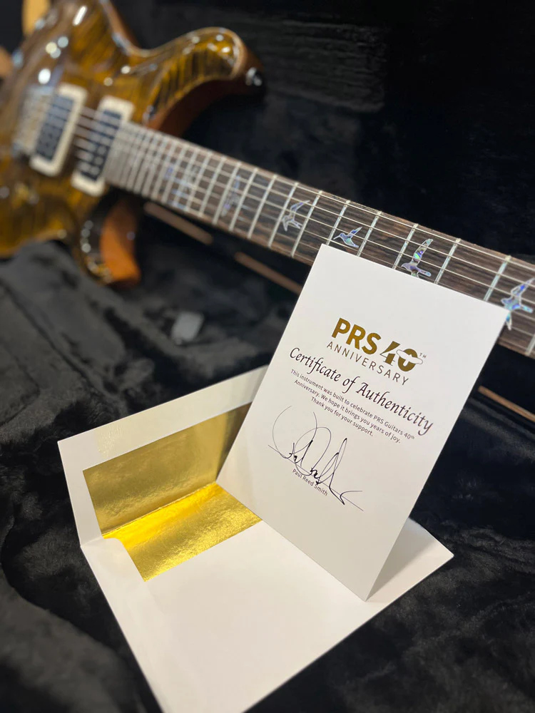 PRS 40TH ANNIVERSARY CUSTOM 24 TE GUITARRA ELECTRICA TIGER EYE. - Image 3
