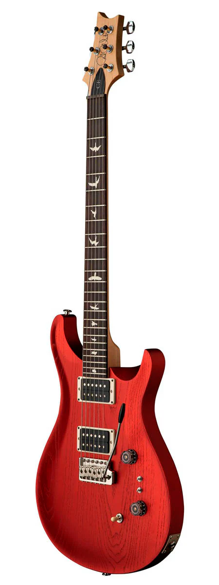 PRS CE24-08 SWAMP ASH SATIN RAM GUITARRA ELECTRICA RED APPLE METALLIC - Image 2