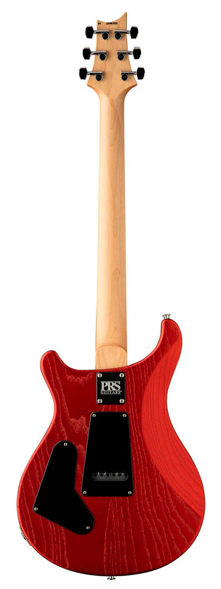 PRS CE24-08 SWAMP ASH SATIN RAM GUITARRA ELECTRICA RED APPLE METALLIC - Image 3