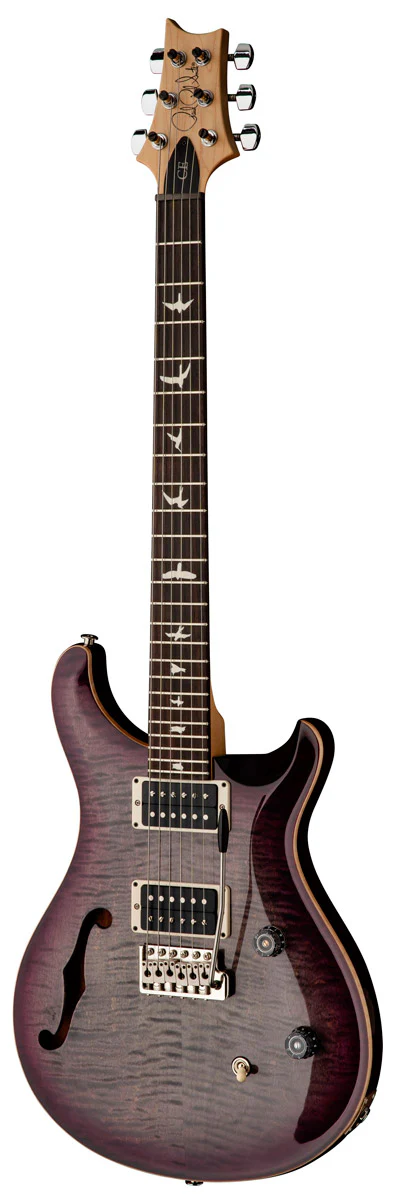 PRS CE24 SEMIHOLLOW FGBPB GUITARRA ELECTRICA FADED GRAY BLACK PURPLE BURST - Image 2