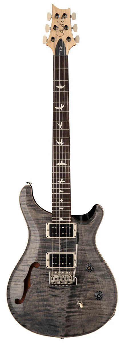 PRS CE24 SH FGB SEMI HOLLOW GUITARRA ELECTRICA FADED GRAY BLACK