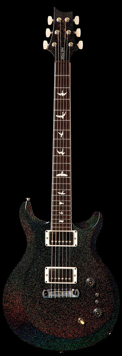 PRS S2 MIRA 594 BRH GUITARRA ELECTRICA BLACK RAINBOW HOLOFLAKE