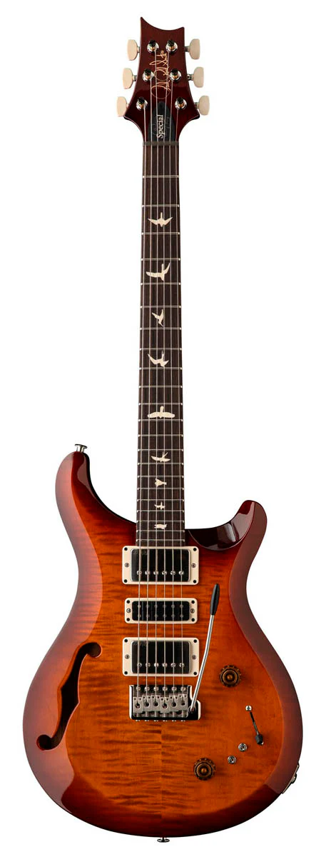 PRS S2 SPECIAL SEMI HOLLOW DCS GUITARRA ELECTRICA DARK CHERRY SUNBURST