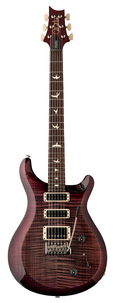 PRS S2 STUDIO FGBPB GUITARRA ELECTRICA FADED GRAY BLACK PURPLE BURST