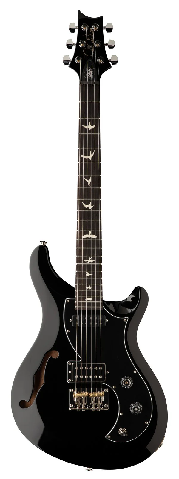 PRS S2 VELA SEMIHOLLOW 2024 BLK GUITARRA ELECTRICA NEGRA