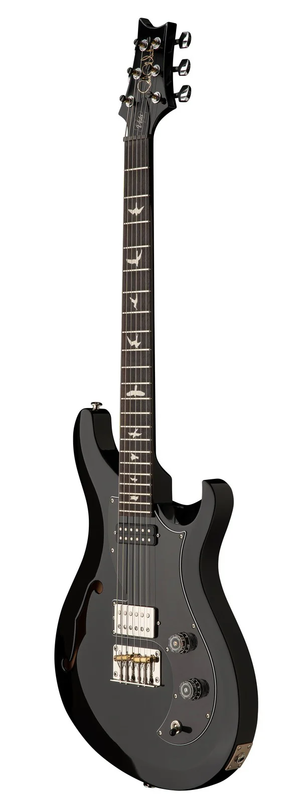 PRS S2 VELA SEMIHOLLOW 2024 BLK GUITARRA ELECTRICA NEGRA - Image 3