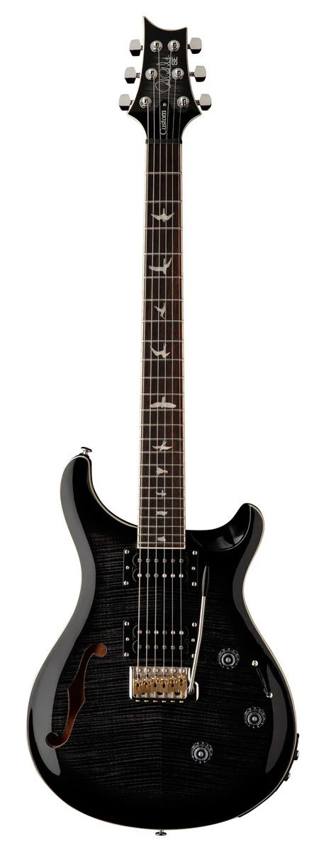 PRS SE CUSTOM 24 SEMIHOLLOW PIEZO CB GUITARRA ELECTRICA CHARCOAL BURST