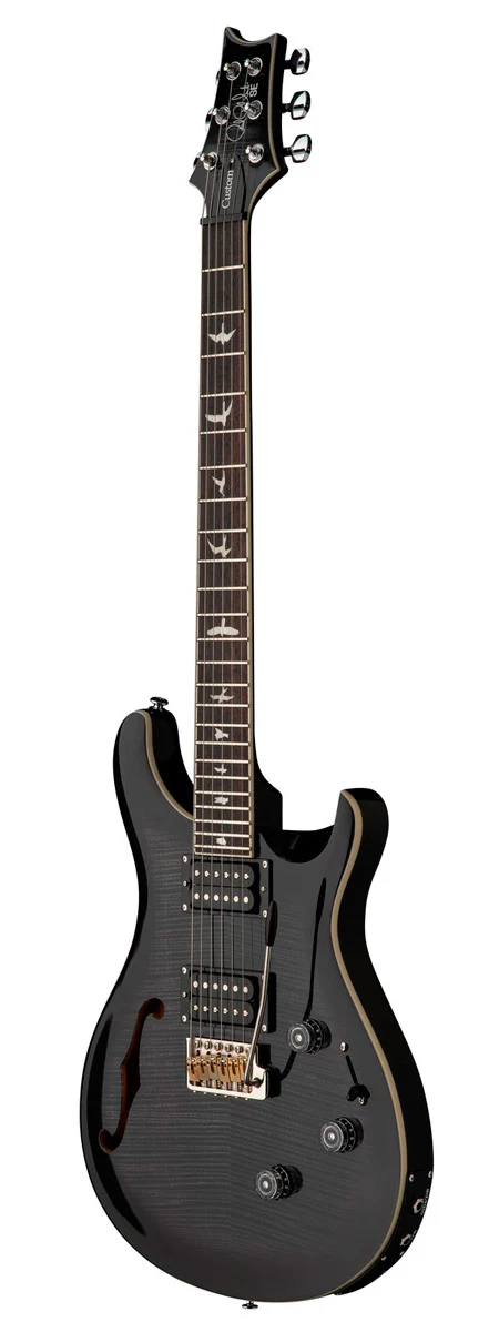 PRS SE CUSTOM 24 SEMIHOLLOW PIEZO CB GUITARRA ELECTRICA CHARCOAL BURST - Image 2