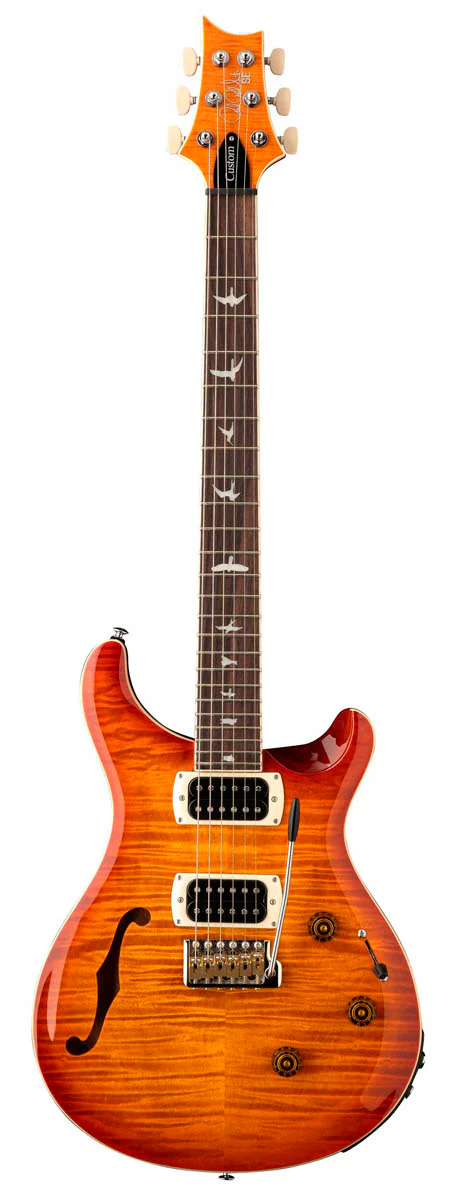 PRS SE CUSTOM 24 SEMIHOLLOW PIEZO VS GUITARRA ELECTRICA VINTAGE SUNBURST
