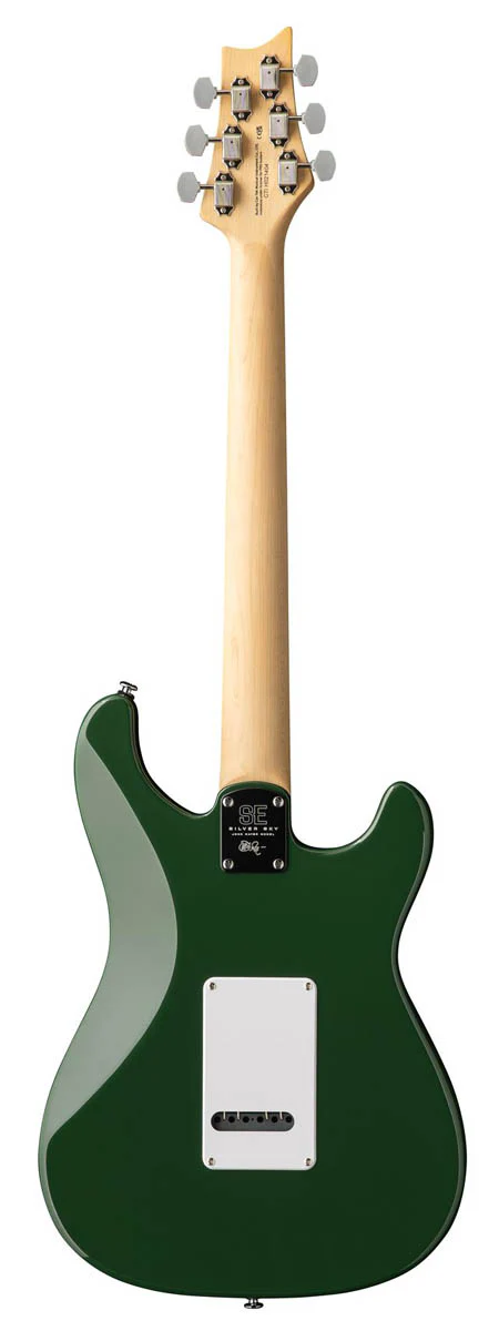 PRS SE SILVER SKY LH LG RW GUITARRA ELECTRICA PARA ZURDOS LAUREN GREEN - Image 3