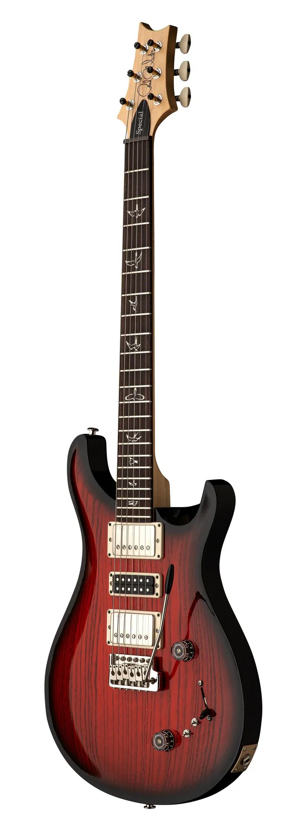 PRS SWAMP ASH SPECIAL SSB GUITARRA ELECTRICA SCARLET SMOKEBURST - Image 2