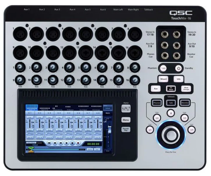 QSC TM16 TOUCHMIX MEZCLADOR 22 CANALES