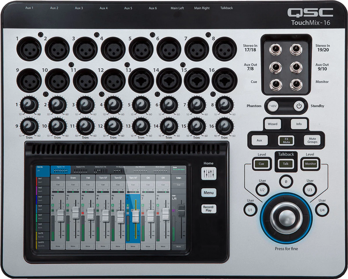 QSC TM16 TOUCHMIX MEZCLADOR 22 CANALES - Image 17