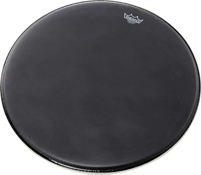 REMO P31822ES POWERSTROKE PARCHE BOMBO 22 BLACK SUEDE