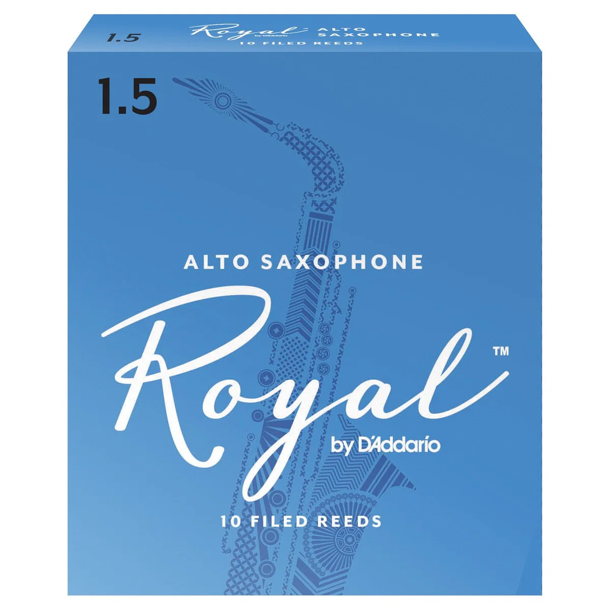 RICO ROYAL CAJA AZUL CAÑA SAXO ALTO 1.5. UNIDAD