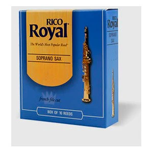 RICO ROYAL CAJA AZUL CAÑA SAXO SOPRANO 2.5. UNIDAD
