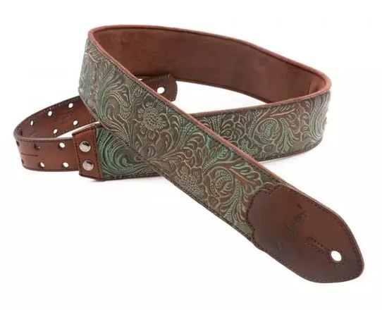 RIGHTON BLACKGUARD-TE LEATHERCRAFT CORREA GUITARRA TEAL - Image 2