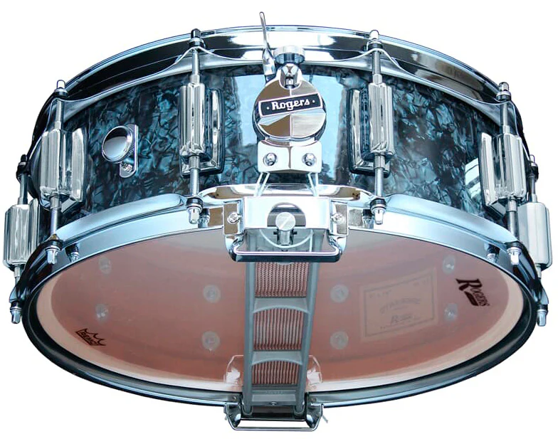 ROGERS NO36 BP BEAVERTAIL DYNA SONIC CAJA BATERIA 14X5 BLACK DIAMOND PEARL - Image 2