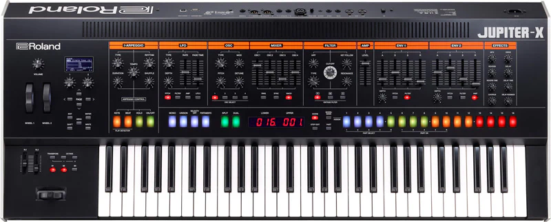 ROLAND JUPITER X TECLADO SINTETIZADOR DE 61 TECLAS