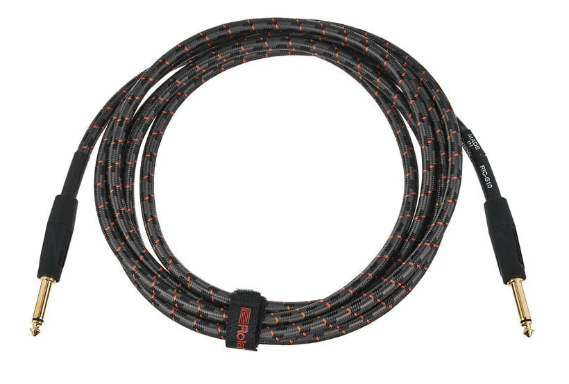 ROLAND RIC-G10 CABLE INSTRUMENTO GOLD SERIES JACK JACK 3 METROS