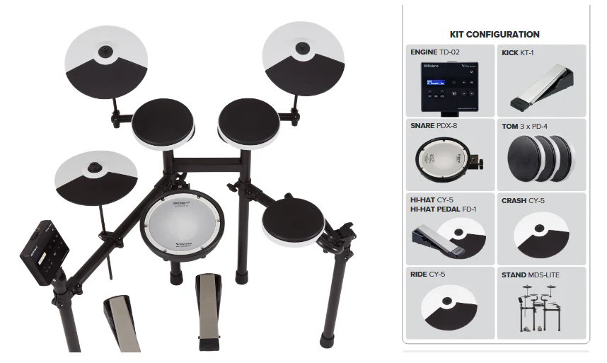 ROLAND TD02KV BATERIA ELECTRONICA - Image 27