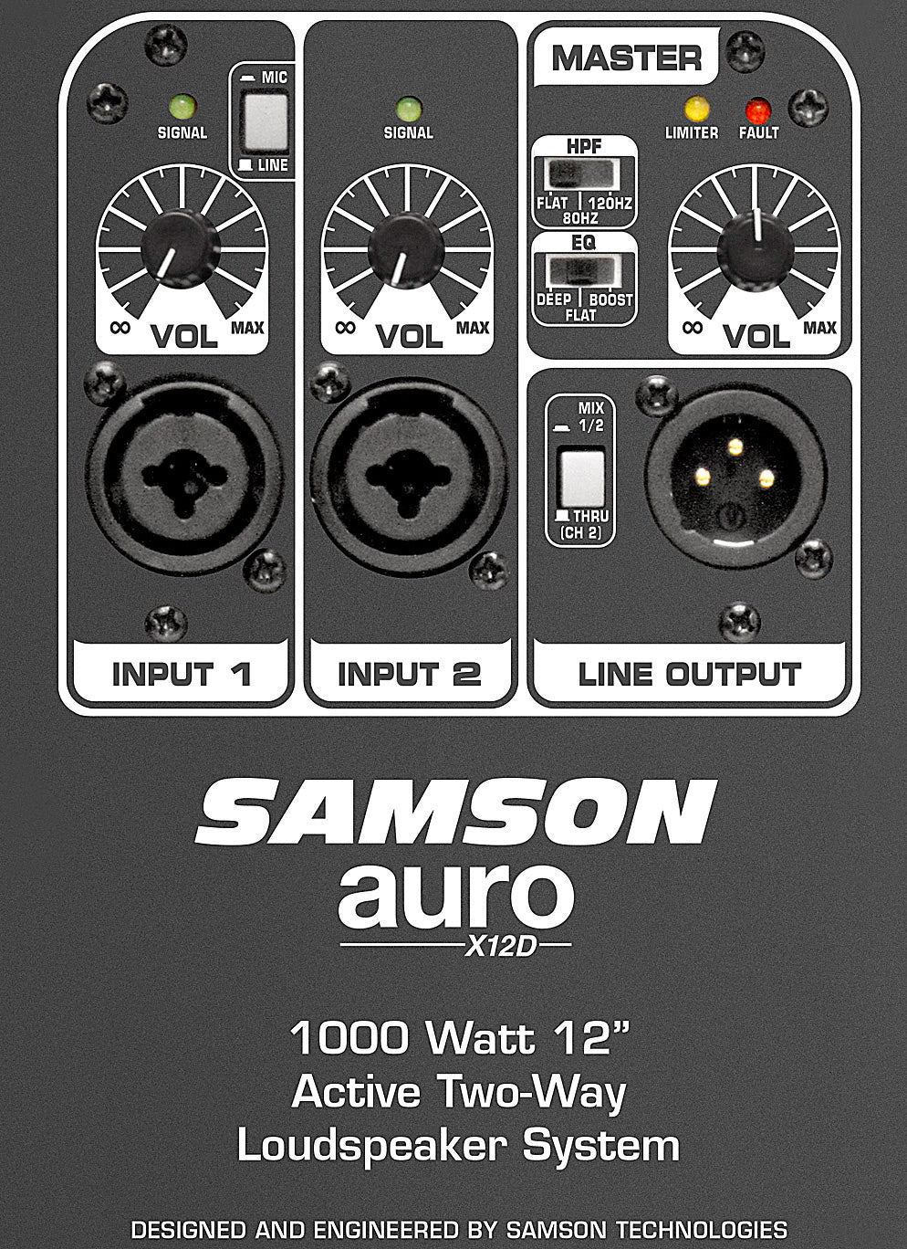 SAMSON AURO X12D ALTAVOZ ACTIVO DOS VIAS 1X12 - Image 4