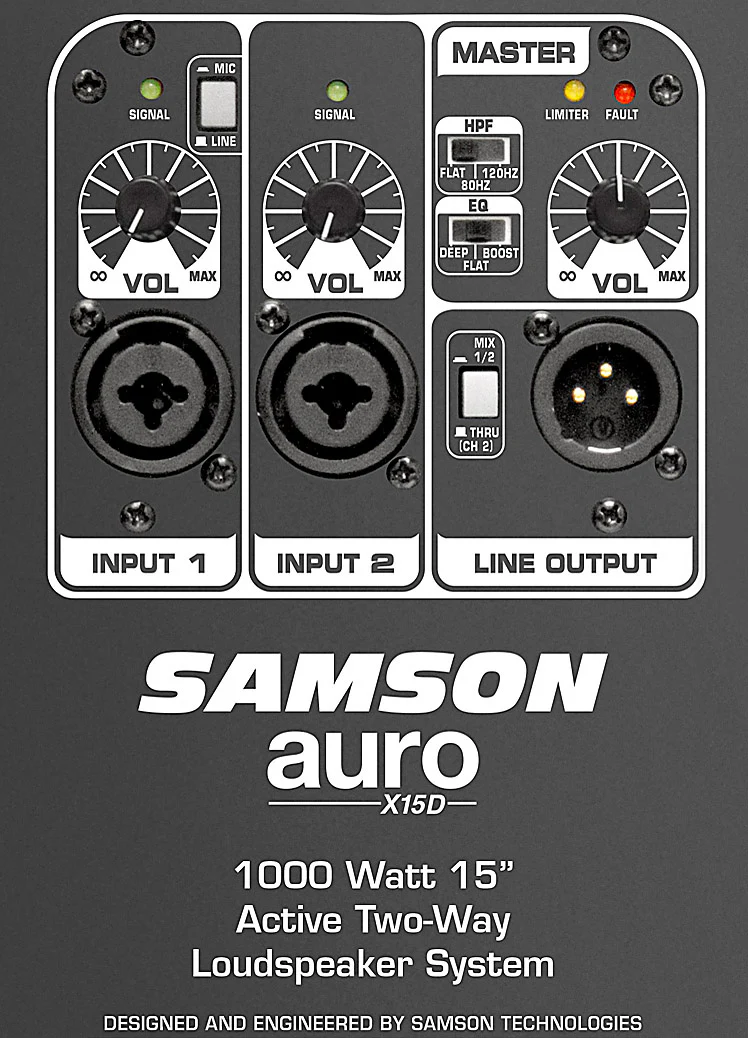 SAMSON AURO X15D ALTAVOZ ACTIVO DOS VIAS 1X15 - Image 4