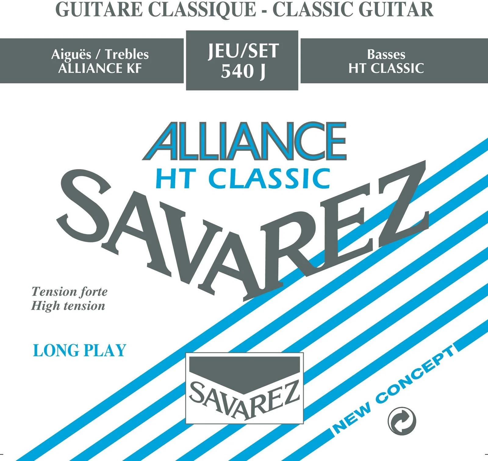 SAVAREZ 540 J XHT JUEGO CUERDAS ALLIANCE AZUL GUITARRA ESPAÑOLA