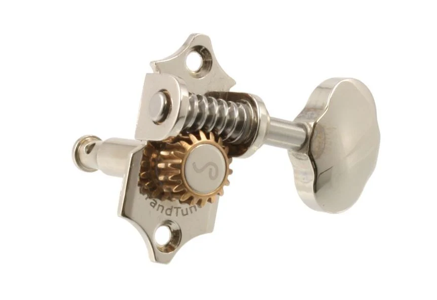 SCHALLER TK7997001 GRAND TUNE TUNING KEYS 3X3 NICKEL OPEN GEAR WITH HARDWARE18:1