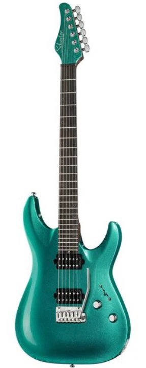 SCHECTER AM-6 TREM AJ AARON MARSHALL GUITARRA ELECTRICA ARCTIC JADE - Image 11