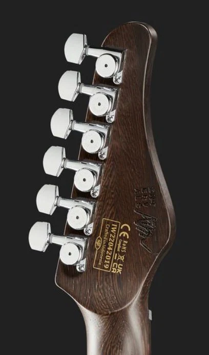 SCHECTER AM-6 TREM AJ AARON MARSHALL GUITARRA ELECTRICA ARCTIC JADE - Image 16