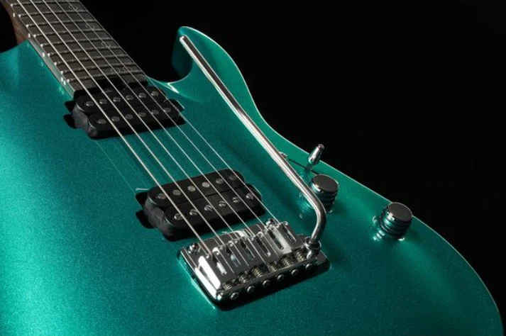 SCHECTER AM-6 TREM AJ AARON MARSHALL GUITARRA ELECTRICA ARCTIC JADE - Image 17