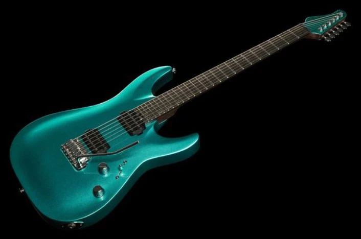 SCHECTER AM-6 TREM AJ AARON MARSHALL GUITARRA ELECTRICA ARCTIC JADE - Image 20