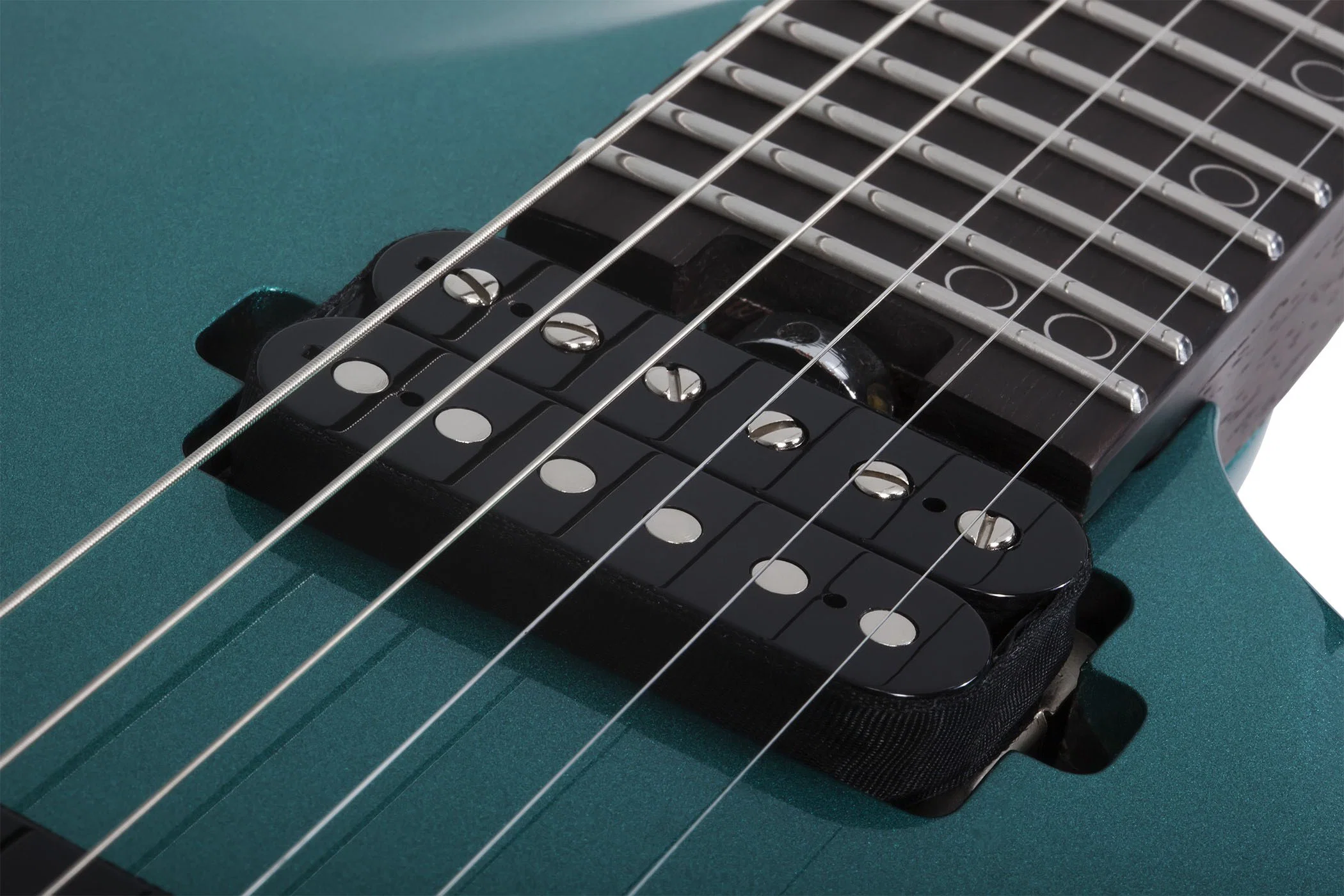 SCHECTER AM-6 TREM AJ AARON MARSHALL GUITARRA ELECTRICA ARCTIC JADE - Image 5
