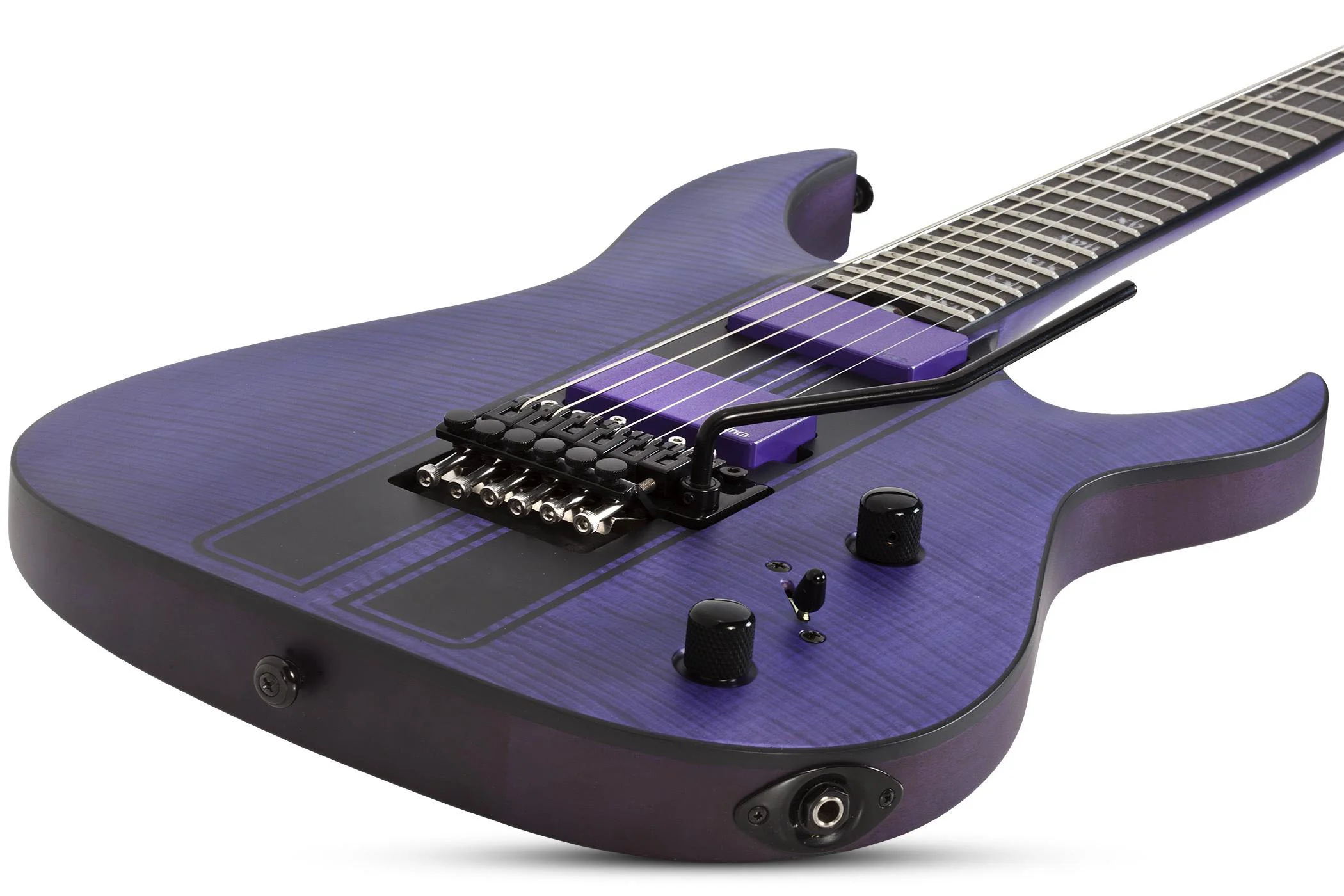 SCHECTER BANSHEE GT-FR TPUR GUITARRA ELECTRICA SATIN TRANSPARENT PURPLE - Image 8